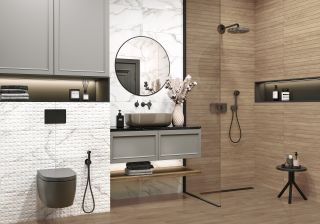 Плитка New Trend настенная Аурея Вуд / Aurea Wood WT36AUU08 300х600х9