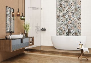 Плитка New Trend настенная Дизайн Арт Бронз / Design Art Bronze WT36DST31 300х600х9