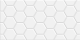 Плитка New Trend настенная Эдельвейс Гексагон белый / Edelweiss Hexagon White WT36EDW15 300х600х9