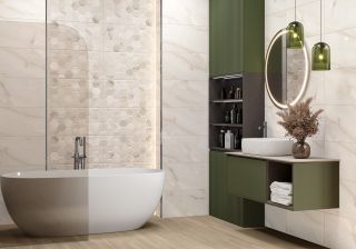 Плитка New Trend настенная Милениал песочный / Milenial Sand WT36MNE18 300х600х9