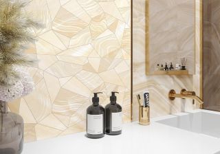 Плитка New Trend настенная Венис бежевый / Venice Beige WT36VEI11 300х600х9