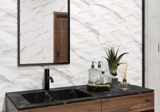 Плитка New Trend настенная Вэй темный / Way Dark WT36WAY17 300х600х9