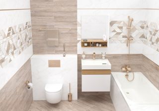Керамическая плитка настенная AltaCera Артдеко Вуд / Artdeco Wood WT9ARE08 250x500х9 глянцевая