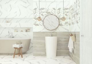 Керамическая плитка настенная AltaCera Вертус Бокс Калакатта / Vertus Box Calacatta WT9BOX15 249x500х7.5 Матовая