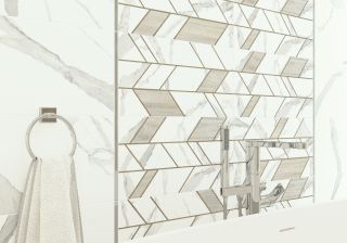 Керамическая плитка настенная AltaCera Вертус Бокс Калакатта / Vertus Box Calacatta WT9BOX15 249x500х7.5 Матовая