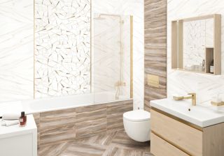 Керамическая плитка настенная AltaCera Эсприт Волл / Esprit Wall WT9ESR01 250x500х9 глянцевая