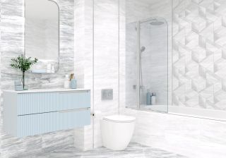 Керамическая плитка настенная AltaCera Интерни серый / Interni Grey WT9INR15 250x500х9 глянцевая