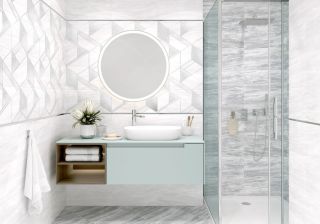 Керамическая плитка настенная AltaCera Интерни темно-серый / Interni Dark Grey WT9INR25 250x500х9 глянцевая