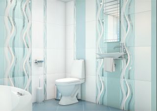 Керамическая плитка настенная AltaCera Люстер Аквамарин / Luster Aquamarine WT9LST16 249x500х7.5 глянцевая