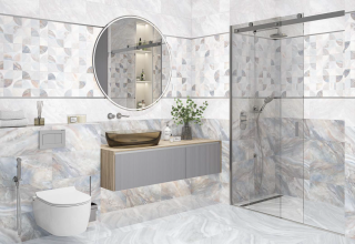 Керамическая плитка настенная AltaCera Пальмира светлый / Palmira Light WT9PAL00 249x500х8.5 глянцевая
