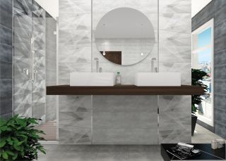 Керамическая плитка настенная AltaCera Шейп Геометрия / Shape Geometry WT9SHG17 249x500х8.5 матовая