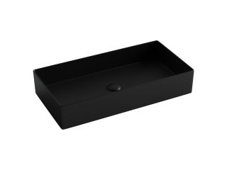 Раковина Ceramicanova Элемент (Element) CN6071MB 70 см чёрный матовый
