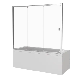 Шторка на ванну Good Door Screen WTW-150-G-CH 150 см матовое Шторка на ванну Good Door Screen WTW-150-G-CH 150 см матовое