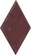 Декор Kerama Marazzi KMD2SRB012BN Риад бордовый глянцевый 13.5x7.8x0,9