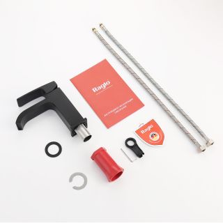 Смеситель для раковины Raglo R02.10.06 чёрный Смеситель для раковины Raglo R02.10.06 чёрный