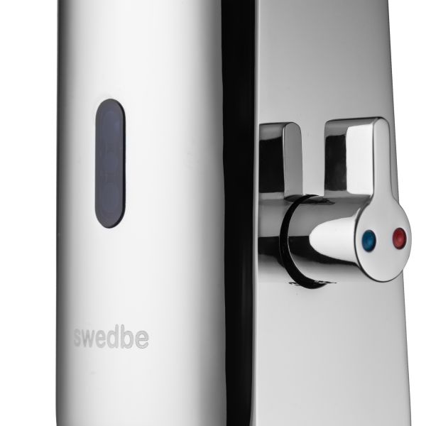 Сенсорный смеситель для раковины Swedbe Europe 6020-220 с блоком питания хром