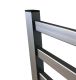 Полотенцесушитель электрический Indigo Oktava Slim 3 LСLOKS3E80-50GFMRt 80x50 см графит металлик