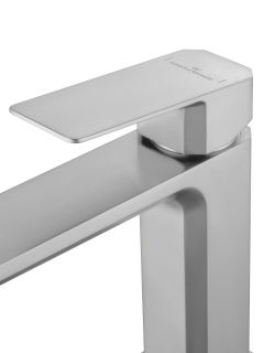 Смеситель для раковины WONZON WOGHAND DIAMOND WW-88139011-BN Брашированный никель