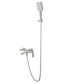 Смеситель для ванны с душем WONZON WOGHAND DIAMOND WW-88639011-BN Брашированный никель WW-88639011-BN