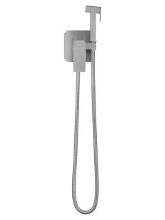 Смеситель с гигиеническим душем встраиваемый WONZON WOGHAND DIAMOND WW-88829011-BN Брашированный никель