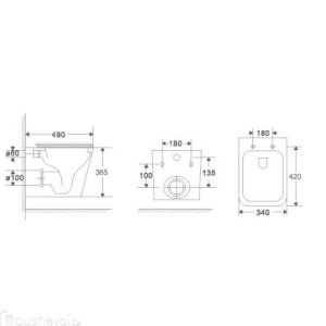 Унитаз подвесной WeltWasser WW Gelbach 043 MT-BL черный матовый 10000011966