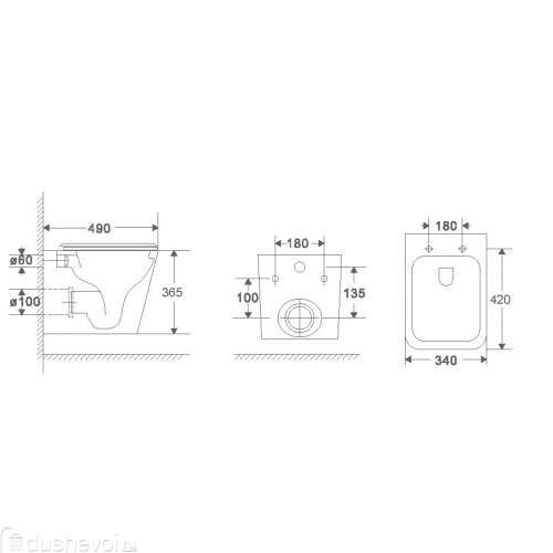 Унитаз подвесной WeltWasser WW Gelbach 043 MT-BL черный матовый 10000011966