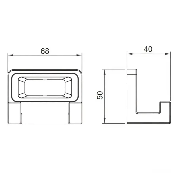 Крючок Gappo G30805-2 хром Крючок Gappo G30805-2 хром