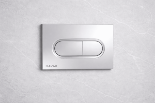 Ravak Кнопка инсталляционная Chrome сатин X01454