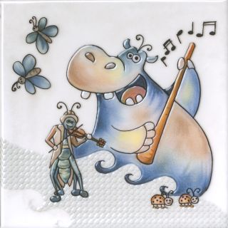 Плитка Kerama Marazzi AZ\B010\5009 Декор Теорема 6 матовый 20x20x0,69