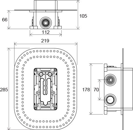 Скрытая часть Ravak R-box Multi-RB 071.50 X070074