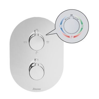 Смеситель Ravak Chrome-CR 067.00 X070075 для душа с термостатом