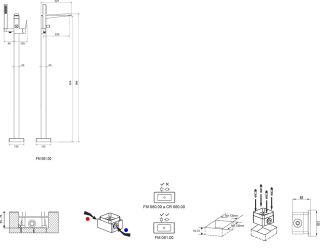 Смеситель Ravak Freedom FM 081.00 X070079 для ванны Смеситель Ravak Freedom FM 081.00 X070079 для ванны