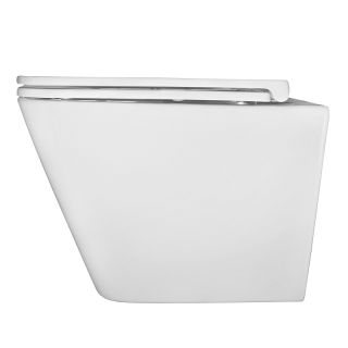 Унитаз подвесной Azario Pro PRO-0002 безободковый торнадо белый