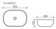 Раковина Ceramica Nova Element CN6009MC 45см капучино матовый