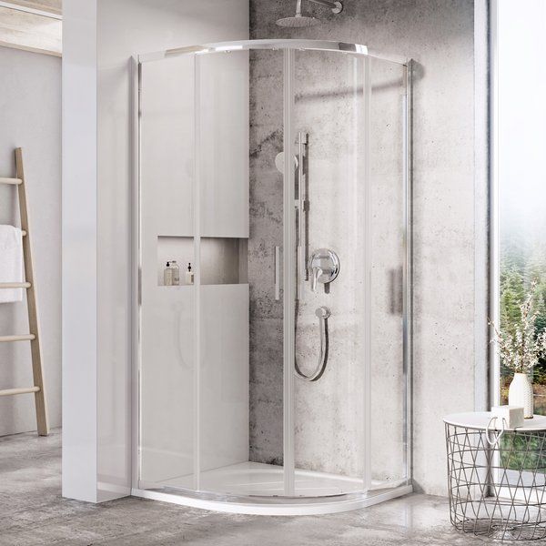 Душевой уголок Ravak Blix Slim BLSCP4 90x90 X3BM70C00Z1 Transparent профиль хром