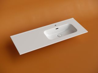 Раковина мебельная Ceramicanova Элемент (Element) CN7006R 121 см белый