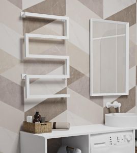 Полотенцесушитель электрический Indigo Sparta DGS80-50WMRt 80x50 см белый матовый