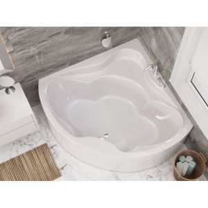 Акриловая ванна WHITECROSS Konsul 0110.150150.100 150 см белый глянец