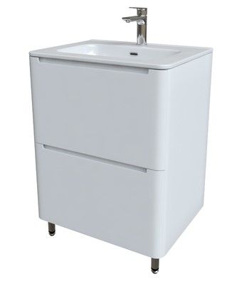 Напольная тумба с раковиной IDDIS Edifice EDI60WFi95K 60см белый