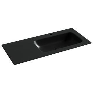Раковина мебельная Ceramicanova Грация (Grace) CN7015MB 101 см чёрный матовый