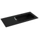 Раковина мебельная Ceramicanova Грация (Grace) CN7015MB 101 см чёрный матовый