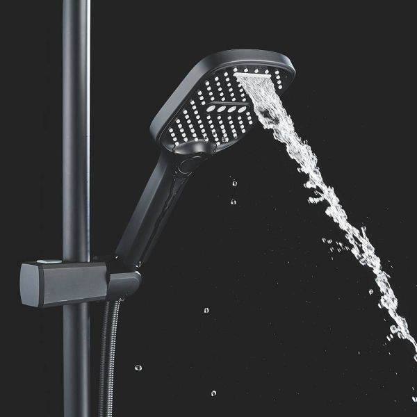 Душевая стойка Shevanik S4136H чёрный Душевая стойка Shevanik S4136H чёрный