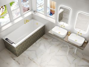 Акриловая ванна Whitecross Wave 0101.170075.100 170x75см белый глянец