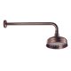 Верхний душ Swedbe Terracotta 2558 с кронштейном 15см тёмная бронза Верхний душ Swedbe Terracotta 2558 с кронштейном 15см тёмная бронза