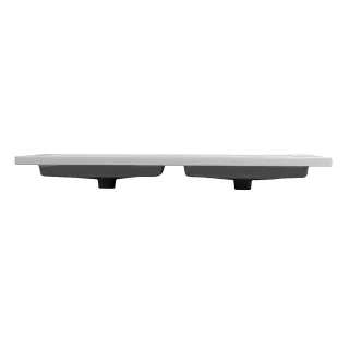 Раковина с двумя чашами BelBagno BB-8070-120-2 120 см белый