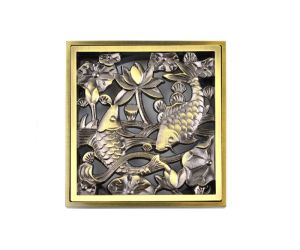 Решетка для душевого трапа Bronze de Luxe 21980, бронза