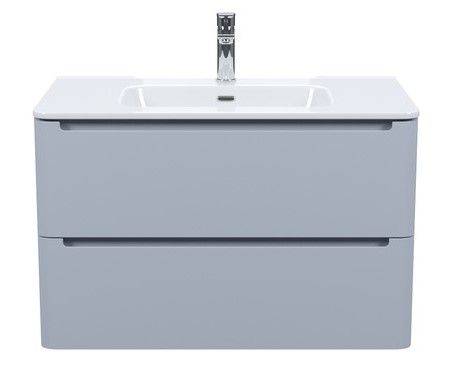 Подвесная тумба с раковиной IDDIS Edifice EDI80L0i95K 80см светло-серый Подвесная тумба с раковиной IDDIS Edifice EDI80L0i95K 80см светло-серый
