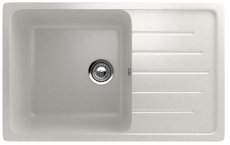 Кухонная мойка Ulgran Classic U-400-341 ультра-белый Кухонная мойка Ulgran Classic U-400-341 ультра-белый