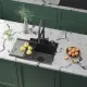 Кухонная мойка Roxenbath Snake 45 560220-45-BS графит текстурное покрытие