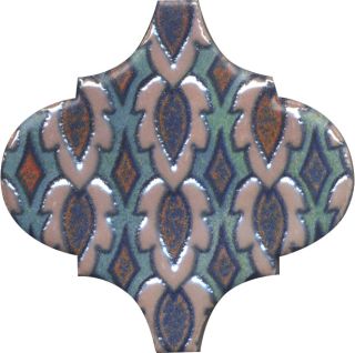 Плитка Kerama Marazzi KMP3STA011M6X Панно Арабески Марокко 2 (из 6 частей 6,5х6,5) 10x25x0,69